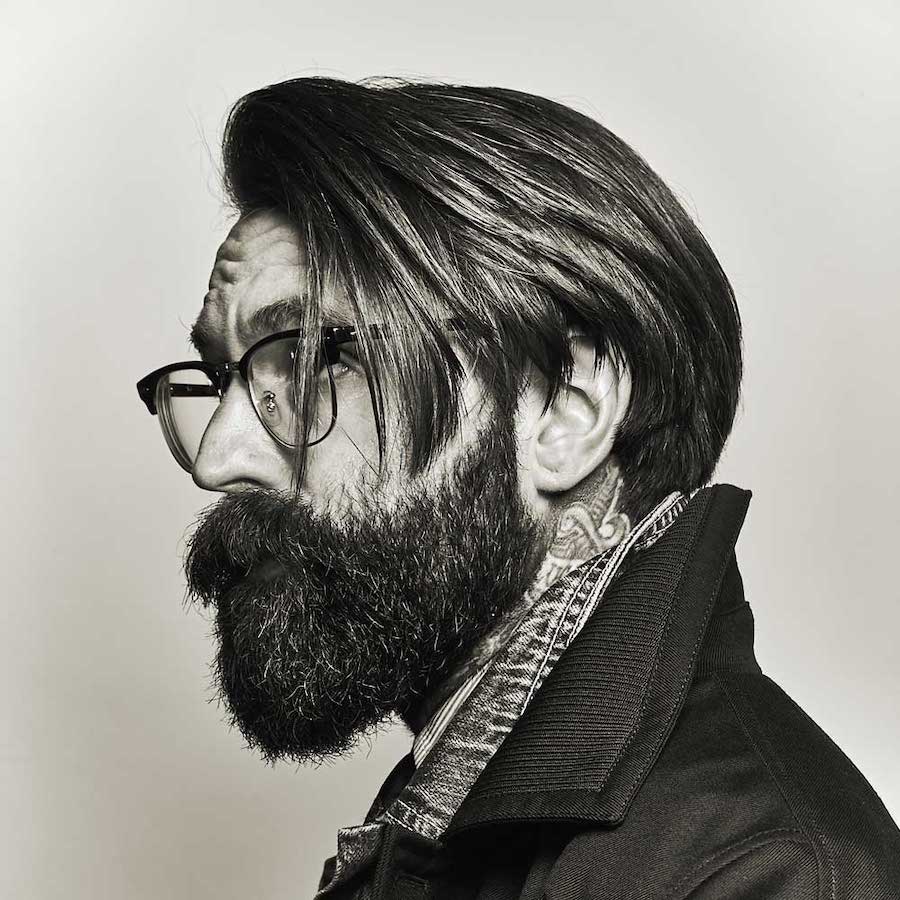 Captain Fawcett's Hair Comb with Leather Case キャプテンフォー