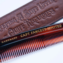 画像をギャラリービューアに読み込む, Captain Fawcett’s Hair Comb with Leather Case キャプテンフォーセット ヘアコーム（レザーケース付き）
