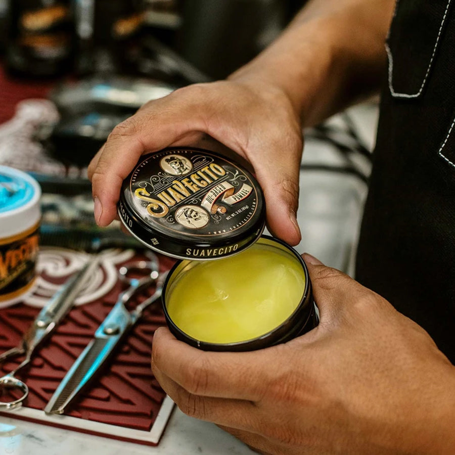 Suavecito Oil Based Pomade スアベシート オイルベースポマード – THE